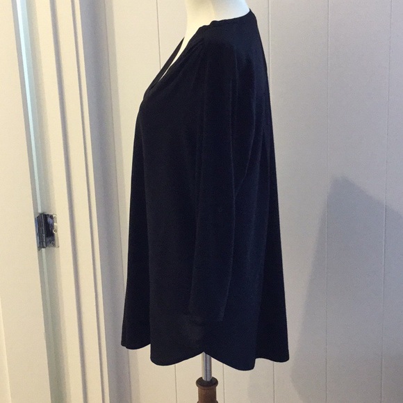 Pleione Black Blouse. - Picture 3 of 4